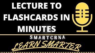 “How I Transcribe Lectures Into Flashcards to Study Smarter in CRNA School”