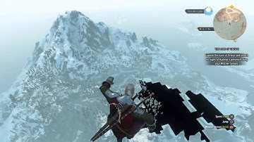 Flying Geralt - Hilarious bug in The Witcher 3: Wild Hunt