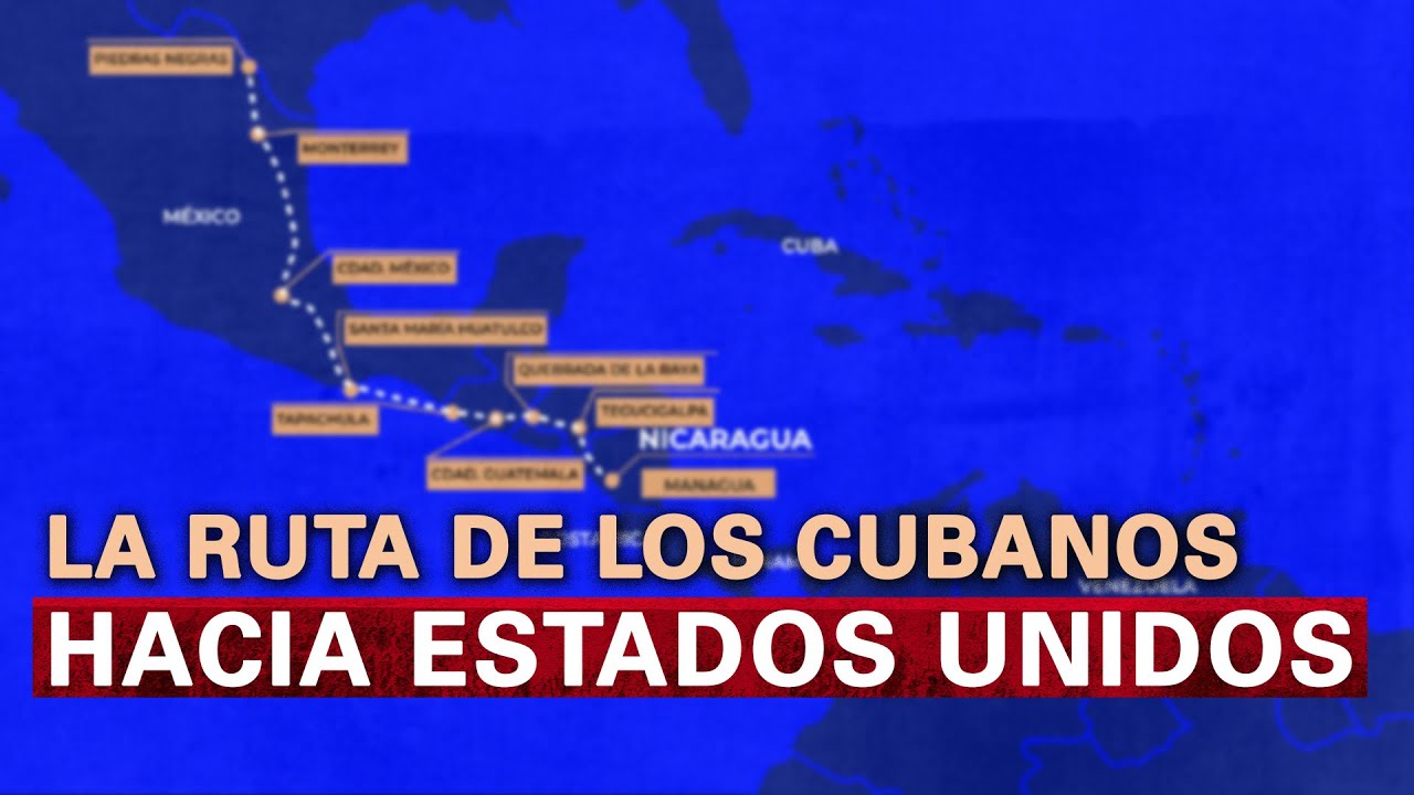 Rutas migratorias de los cubanos hacia Estados Unidos - YouTube
