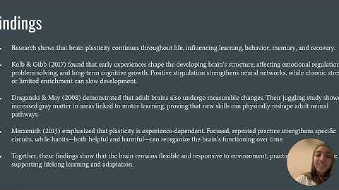 EDP 310 Final Presentation: Brain Plasticity and Learning