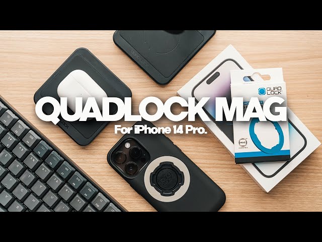 The Best Case for the iPhone 14 Pro // QuadLock Case and Accessories! 