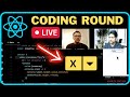 React js live coding interview 2023  cracking the interview mock practice