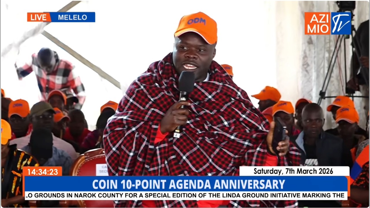 POWERFUL: 'Narok MSHIKILIE ODM!' Sen. Eddy Oketch FIRES UP Supporters With A No-Holds-Barred Address