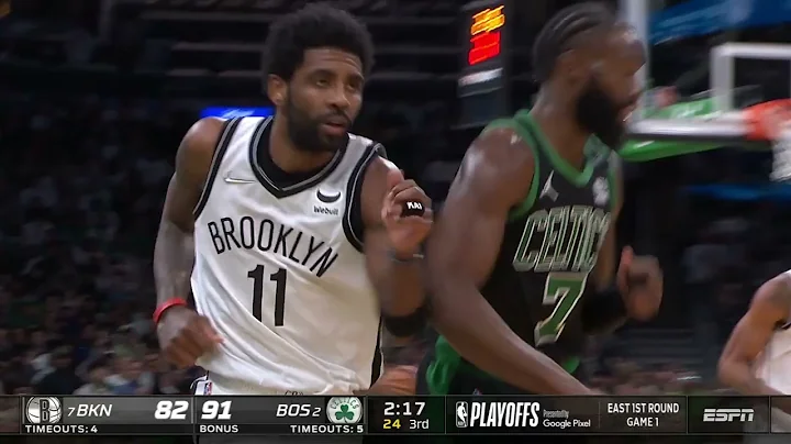 Kyrie gives Celtics fans the middle finger after tough jumper