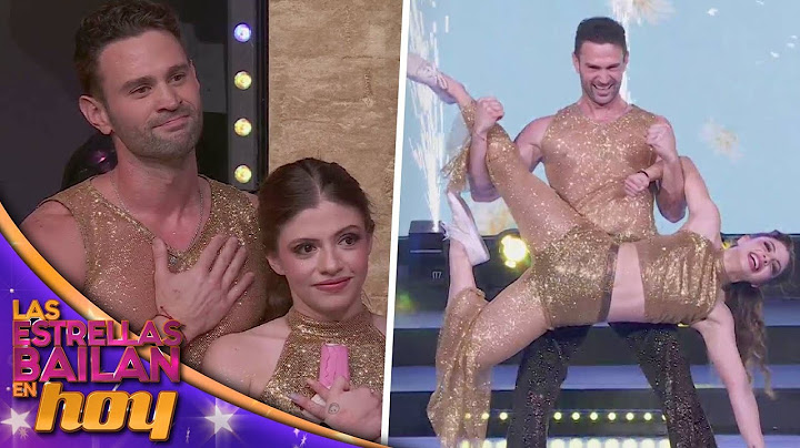 Dani Parra y Rafa Nieves dejaron el alma en la pista en la gran final | #LasEstrellasBailanEnHoy