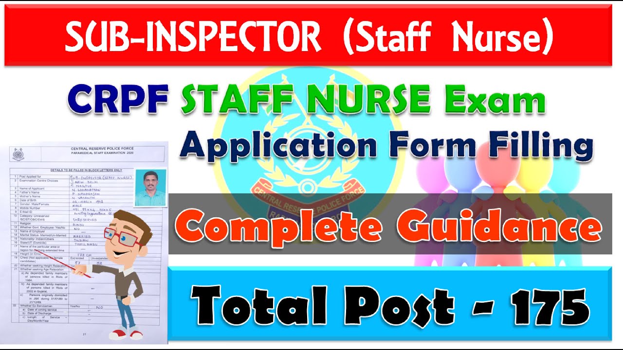 How to apply CRPF staff nurse vacancy 2020| CRPF recruitment || CRPF paramedical application filling