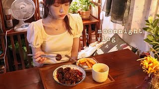 ซันเดผัดและต็อกปกกีแบบโฮมเมด Vlog เกี่ยวกับชีวิตประจำวันที่ร้านกาแฟและทำรีซอตโต้โหระพาหลังเลิกงาน🌿