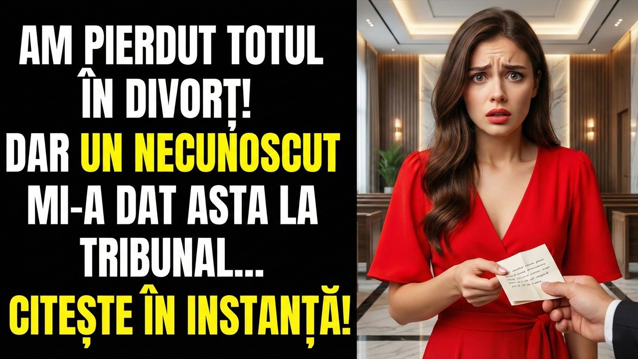 Femeia mergea resemnată spre tribunal pentru procesul de partaj. Lăsându-și fiica de un an cu mama..