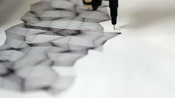 iDraw A3 Pen Plotter Demonstration on Generative Art 4k