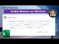 VBA Excel TextBox Moderno