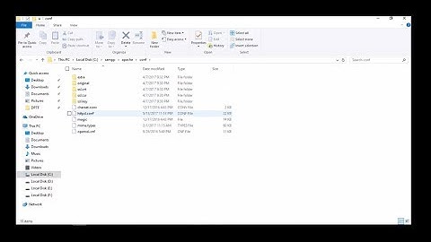 How to change Apache root htdocs directory in XAMPP