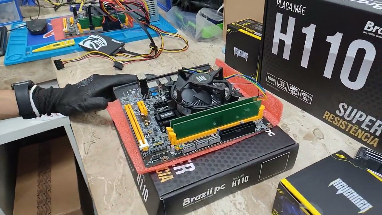 Kit Upgrade i3-6100 6ª Geração H110 DDR4 M.2 NVMe