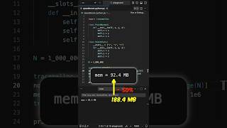 This Python trick saves massive Memory