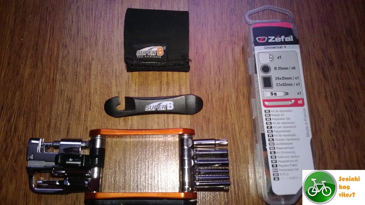 Super B Tamir seti ve Zefal Yama Seti - Seninki Kaç Vites?