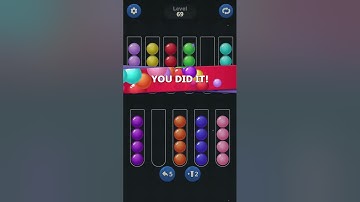 Ball Sort by Infinite Joy (V2): Levels 69, 70, 71