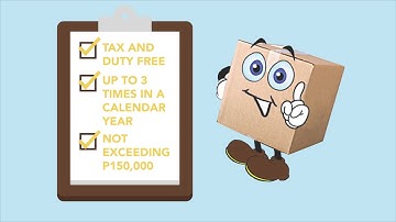 CUSTOMS101: Guidelines on Duty and Tax-Free Balikbayan Box