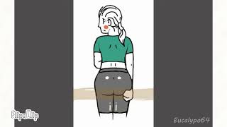 Gym Girl Gets Gassy And Poop Herself Fart Animation