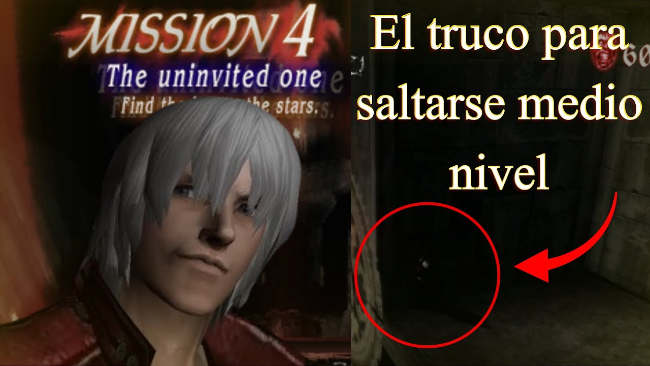 El truco de Speedrun para saltar Medio nivel de la misión 4 en DMC3 (Gigazip)