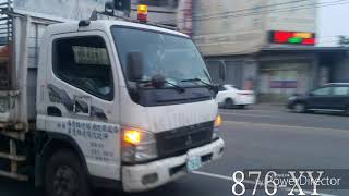 南投縣草屯鎮垃圾車 526-UQ(垃圾車)/876-XY(回收車)