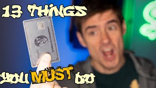 Amex Platinum: 13 things you MUST do to earn HUGE rewards! (2022)