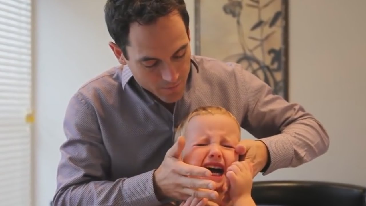 chiropractic adjustment youtube Dr. Ian - Jaw MANIPULATION on CHILD Post TRAUMATIC Fall - FIXED by Gonstead Chiropractic
