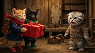 Tiny Kitten Helps Friends & Saves Day Heartwarming Cat Rescue Story