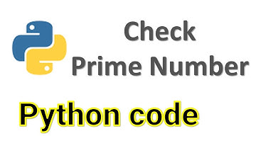Check Prime Number python code
