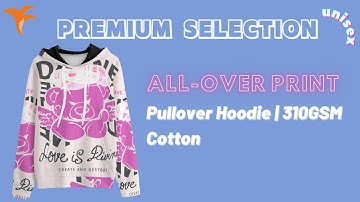All-Over Print Unisex Pullover Hoodie | 310GSM Cotton