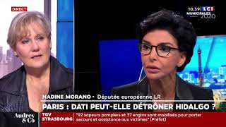 Nadine Morano sur Rachida Dati dans La Grande Confrontation Paris