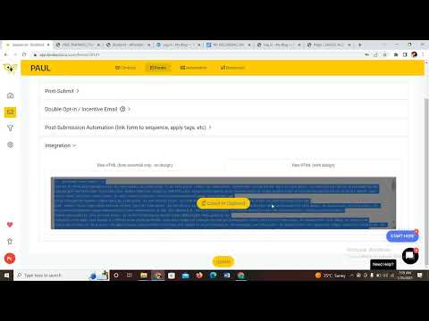 How To Integrate Birdsend Form To Thrive Architect