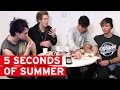 5 Seconds of Summer try English food for the first time
