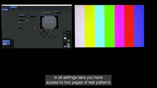 How to use Epson Projector Professional Tool software settings and lens control