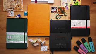 Обзор блокнотов для Bullet Journal: Falafel, Leuchtturm1917, Moleskine, Точки Стикеры Бумага