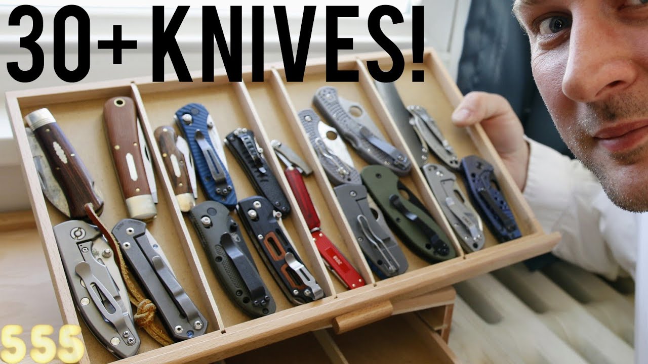 Knife Collection 2019: Featuring Spyderco, Benchmade, Buck, Chris