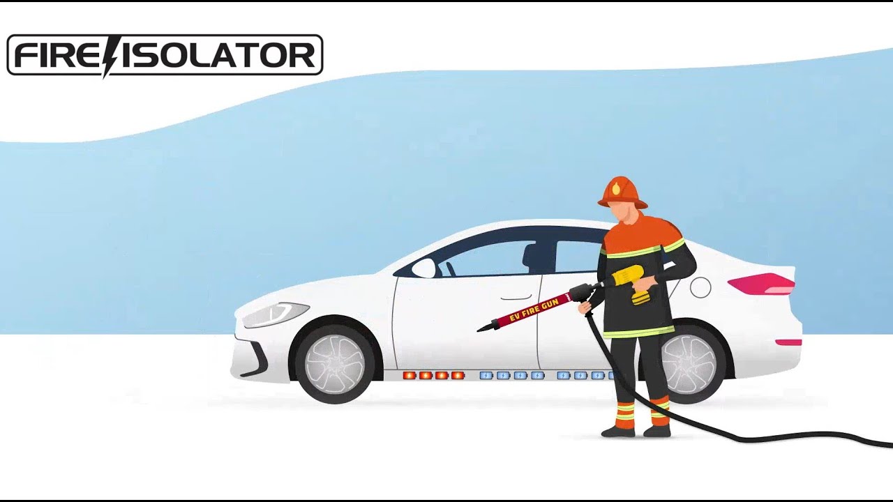 EV FireGun for penetrating EV batteries