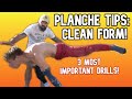 PLANCHE TIPS : How to PLANCHE with CLEAN FORM? 3 drills with Thomas Kurganov and Nicky Makes