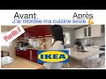 Nouvelle cuisine IKEA - J’ai montée ma cuisine seule 💪 #ikea #cuisine #bricolage #haul
