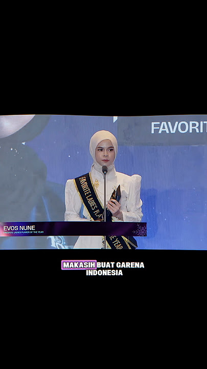 Evos Nune Pro Player Ladies Favorite🤩!!️ #evosnune #evosicy #ffawards2025 #freefire #nune #evos