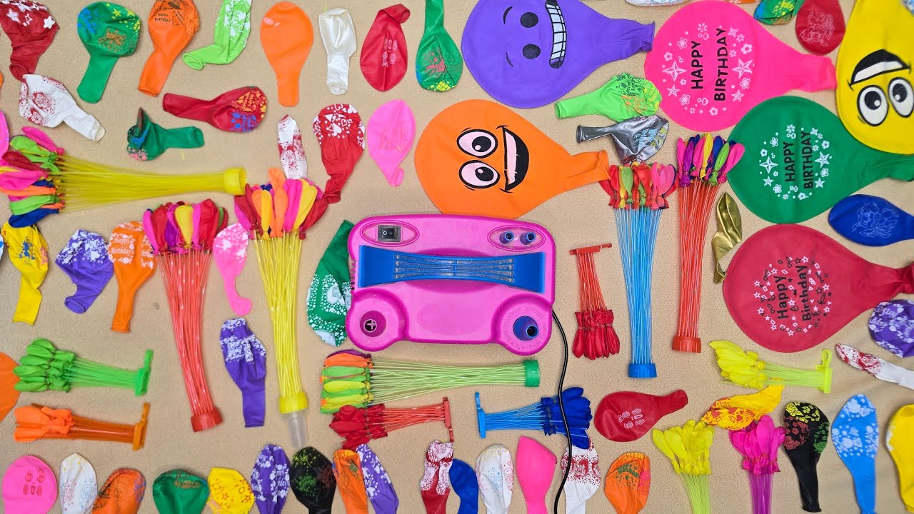 Extreme Satisfaction! ASMR Colorful Balloon Completion Pops