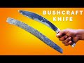 Knife Making - Forging A Bushcraft Knife From Rusty Steel