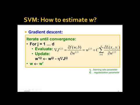 Week 11b: Large Scale Machine Learning - Part 6: Learning SVM with GD and SGD