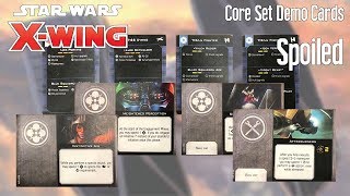 X-Wing Second Edition - CORE SET CARDS spoiled