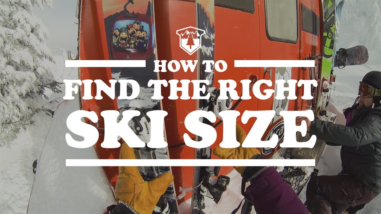 How To Choose The Correct Size Ski - YouTube