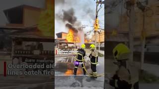 Firefighters Extinguish Live Electrical Fires SAFELY #fire #firefighter #truck