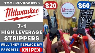 Milwaukee 7-1 High Leverage Strippers VS  Knipex Forged Wire Strippers #tools #electrical #milwaukee