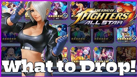 What cards to keep and use for fodder! King of Fighters All star