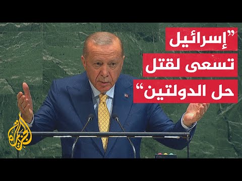 الرئيس التركي: إسرائيل تعزز عدم الاستقرار في المنطقة