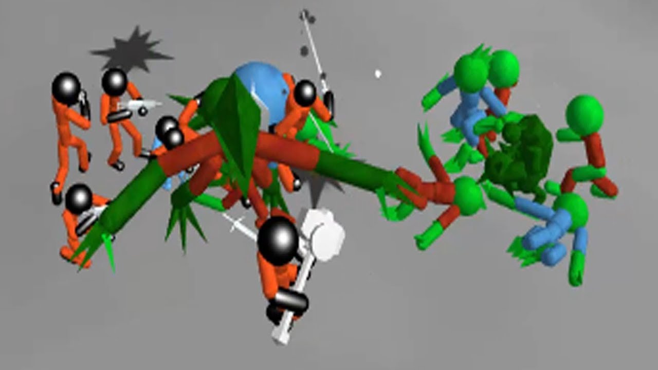 Stickman Prison Battle Simulator Zombies - Gameplay Walkthrough (Android Game) Part 2 - Gameplay3388