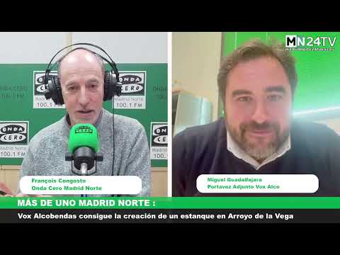 Vox Alcobendas consigue la creaci&oacute;n de un estanque en Arroyo de la Vega