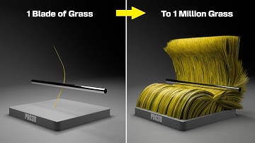 Soothing Grass Simulation Showcase | 1 Million Hair Particles